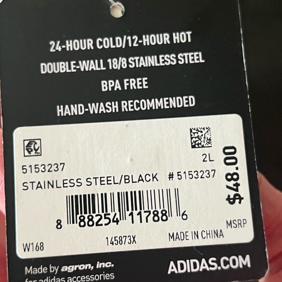 Adidas thermos 24 hour cold/12 hours hot🌸🌸🌸Monday Madness Sale🌸🌸🌸 - Picture 2 of 7